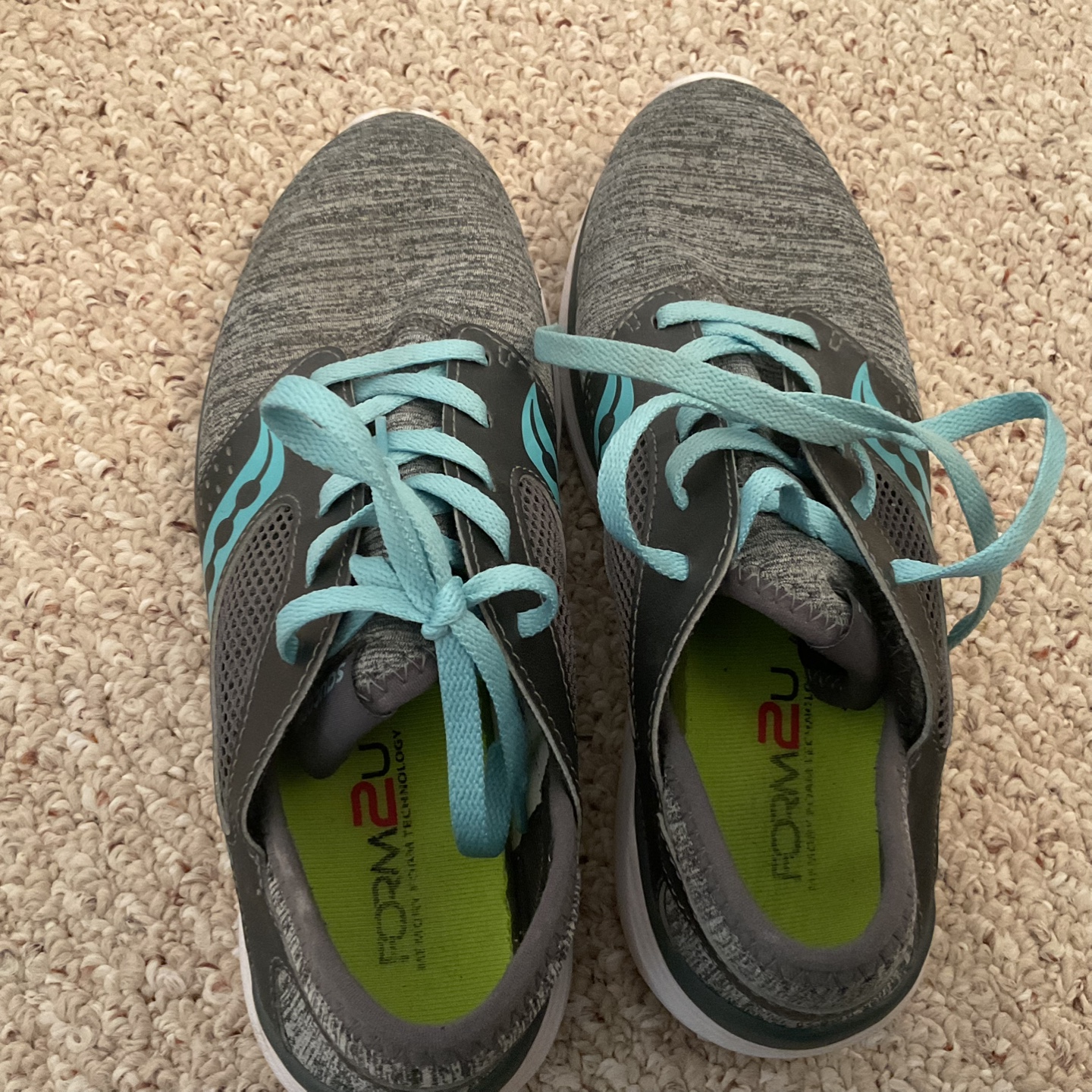 Saucony Grey Athletic Shoes