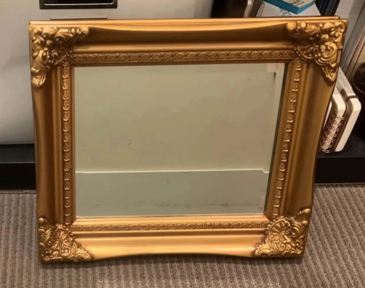 Antique Gold framed mirror image indicator(2)