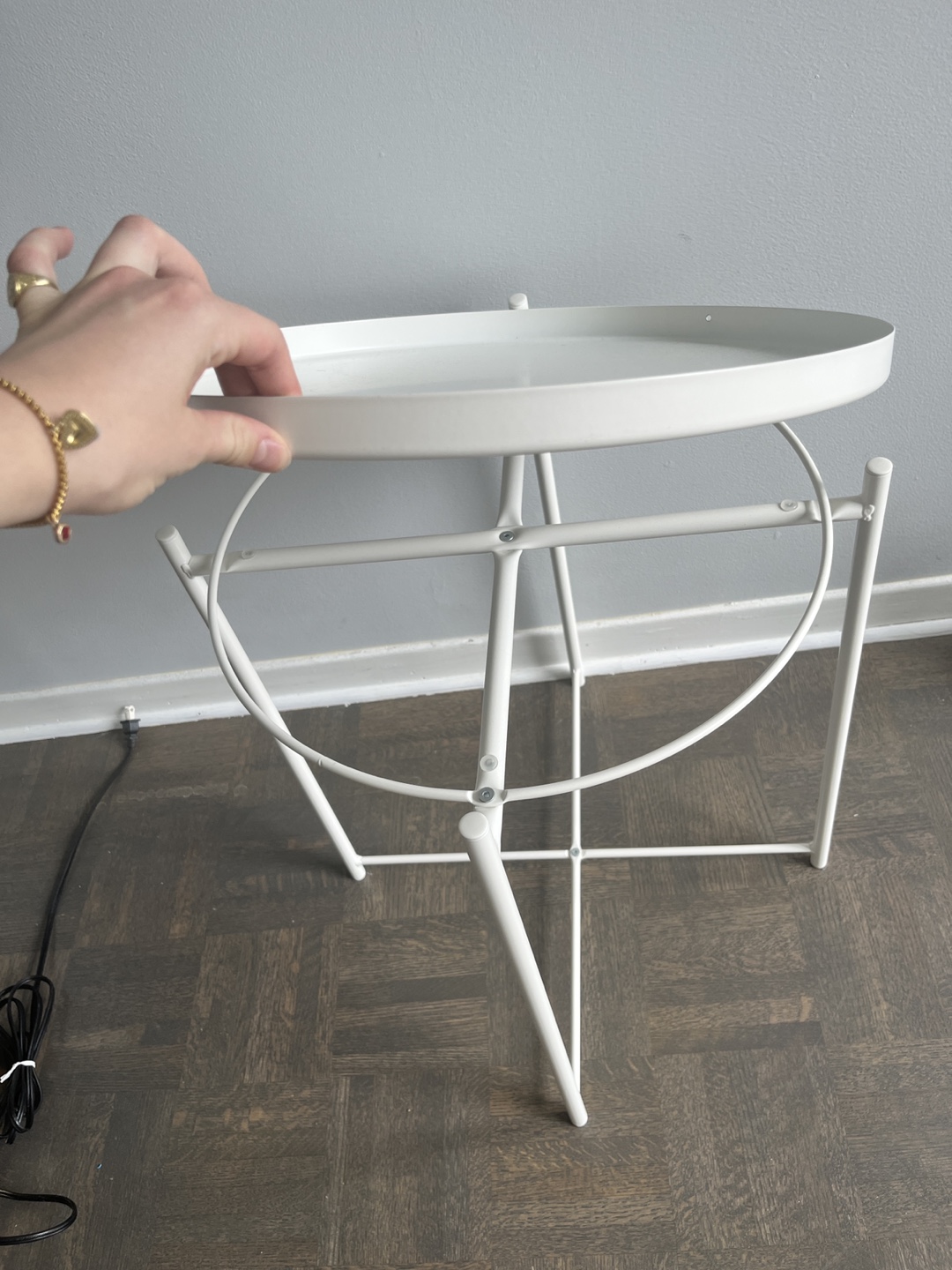 🫂 IKEA GLADOM White Side Table - photo 2