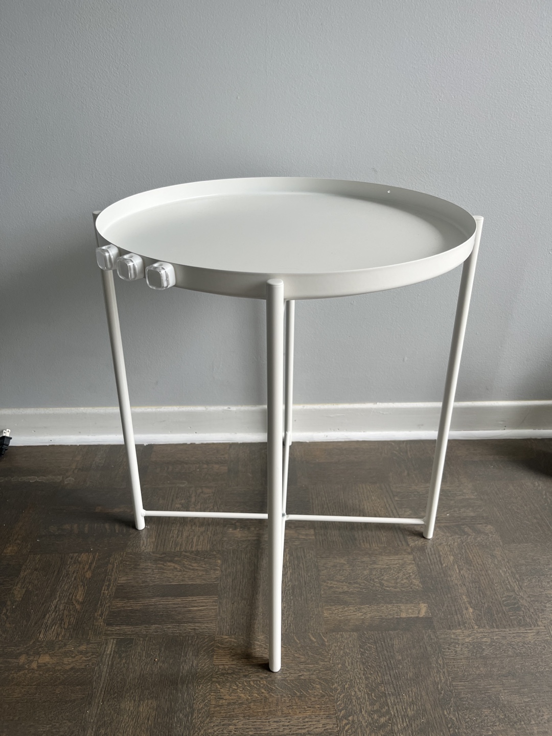🫂 IKEA GLADOM White Side Table