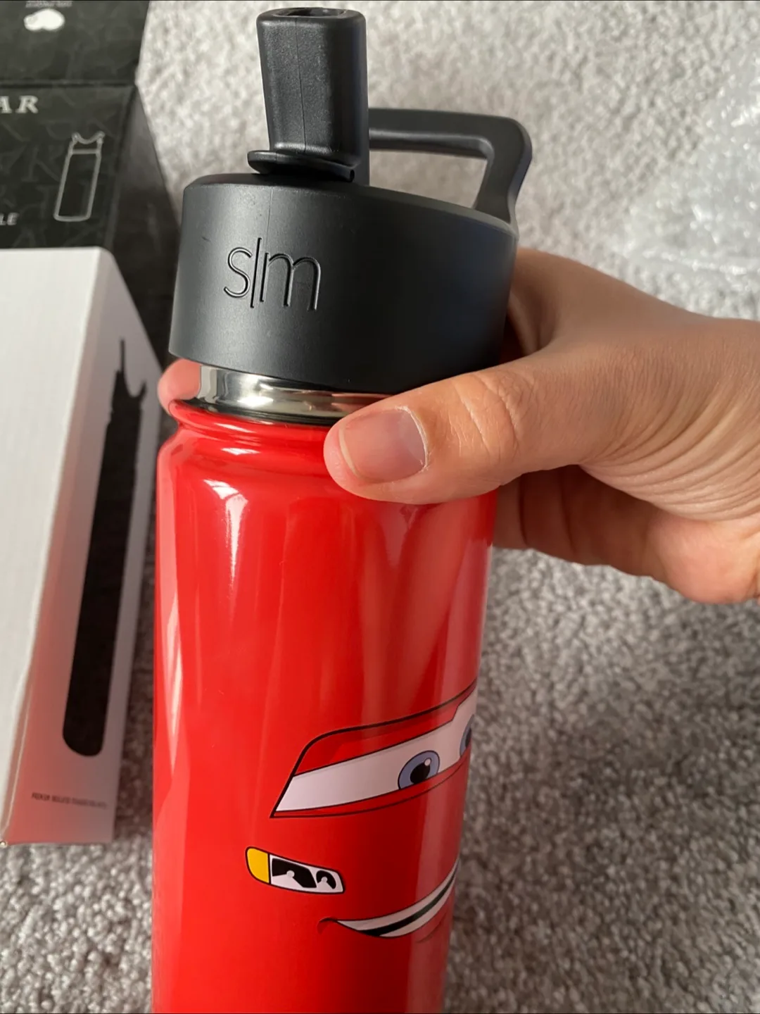 Simple Modern Disney Pixar Lightning McQueen Water Bottle image indicator(6)