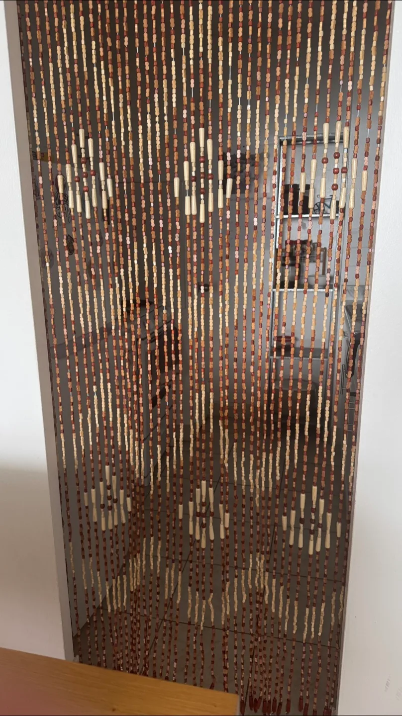 Wooden Beaded Curtain - Bamboo image indicator(2)