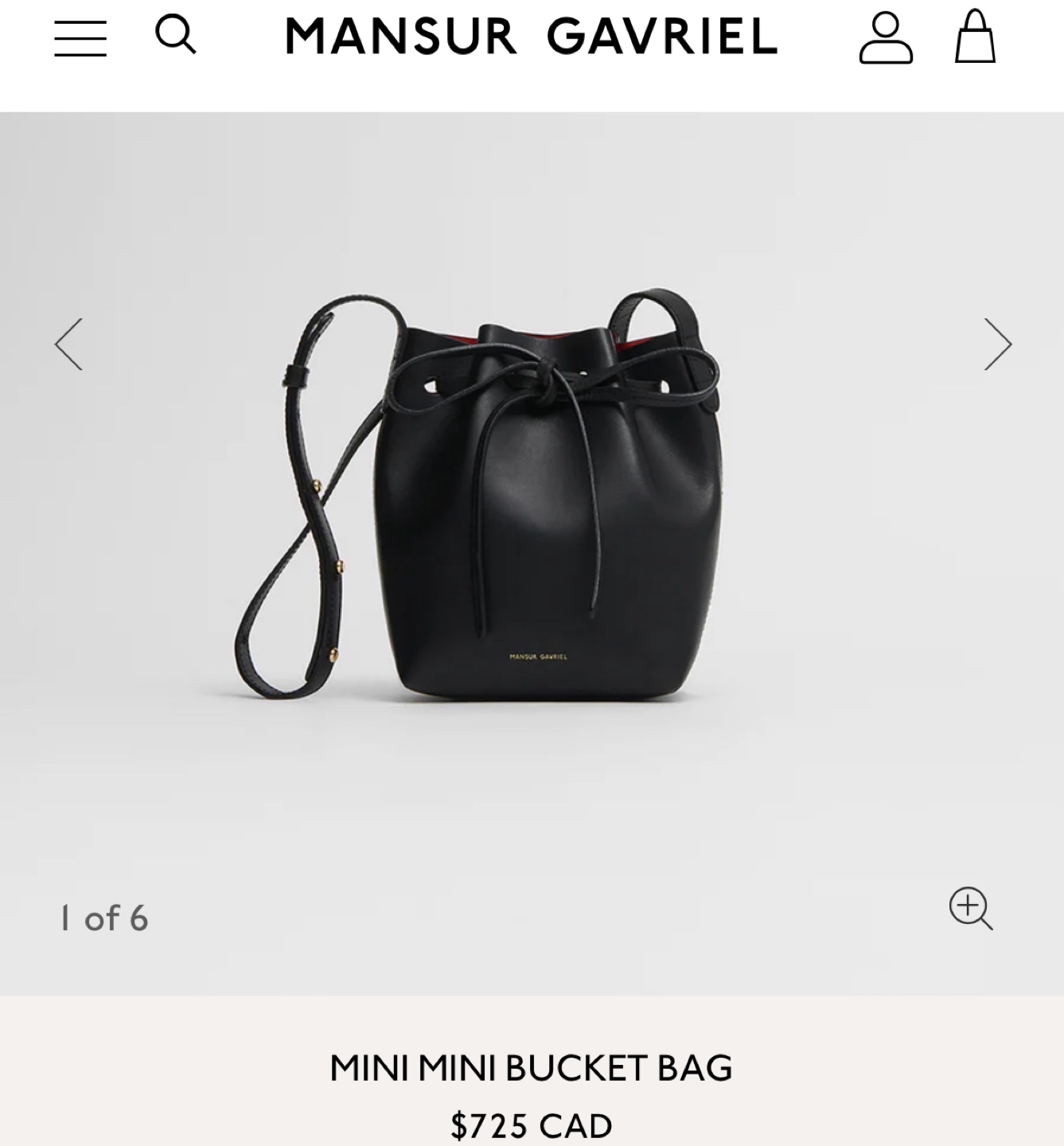 Mansur Gavriel Mini Bucket Bag - photo 2