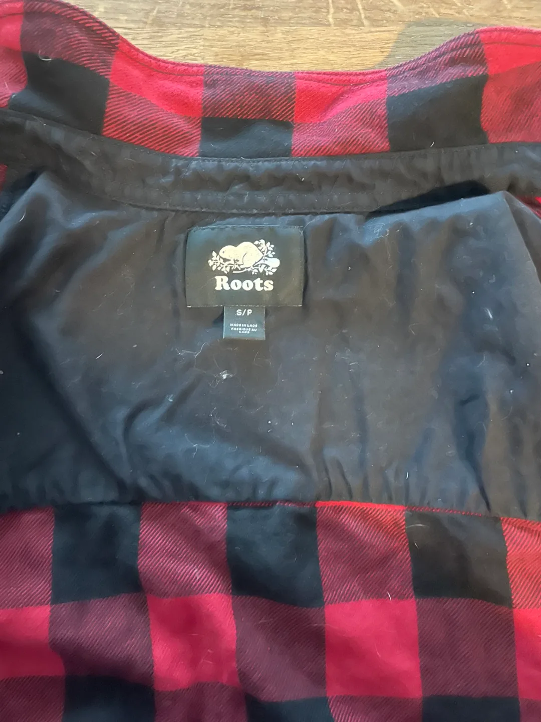 Roots Red and Black Plaid Shirt image indicator(2)