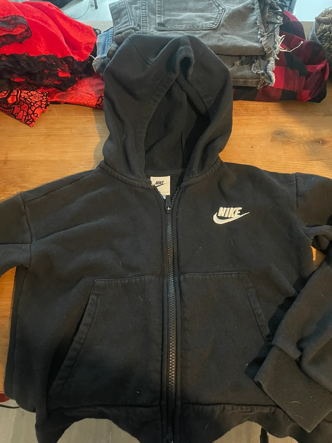 Nike Black Zip-Up Hoodie thumbnail