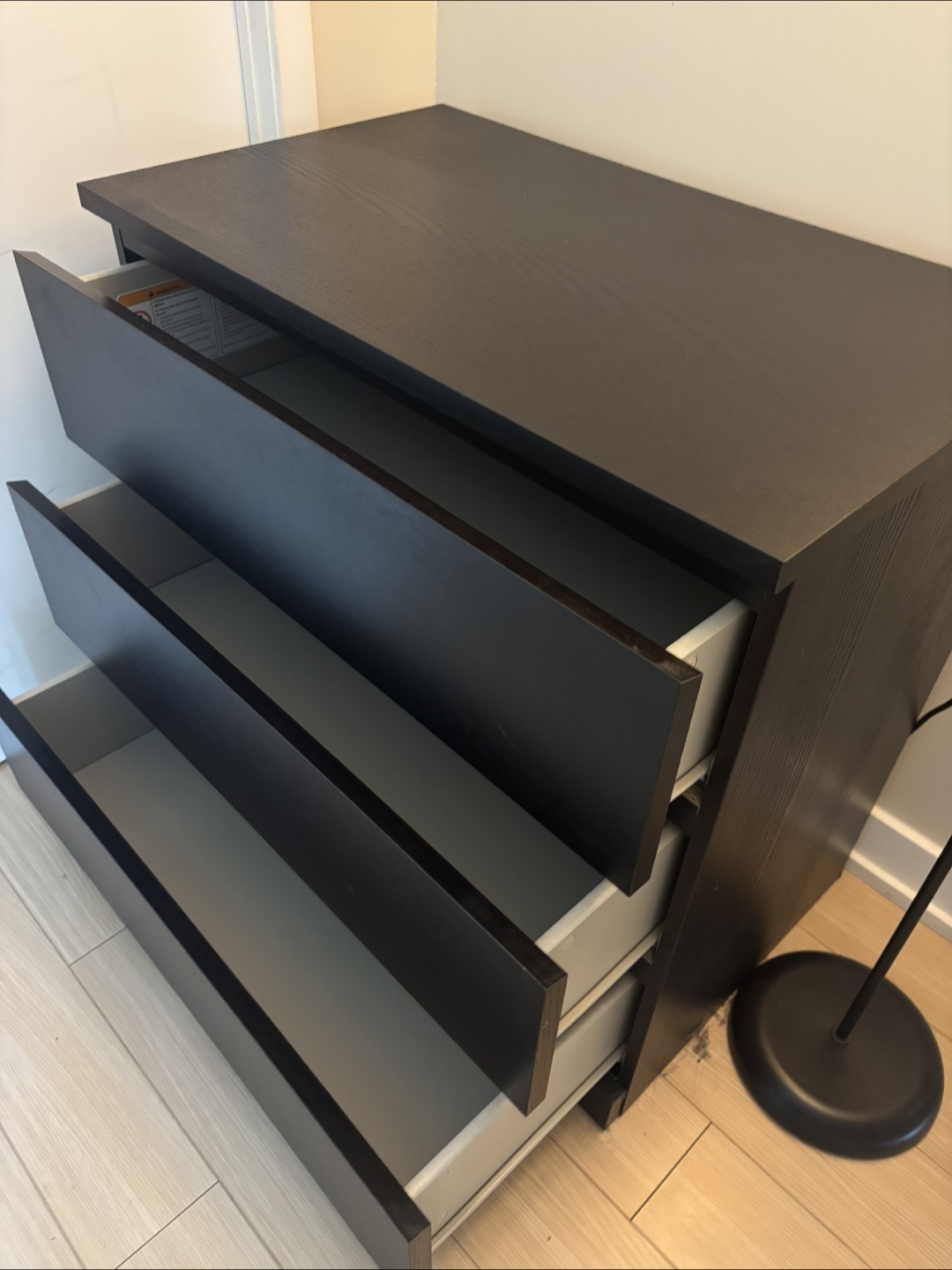 IKEA Malm 3-Drawer Dresser - photo 2