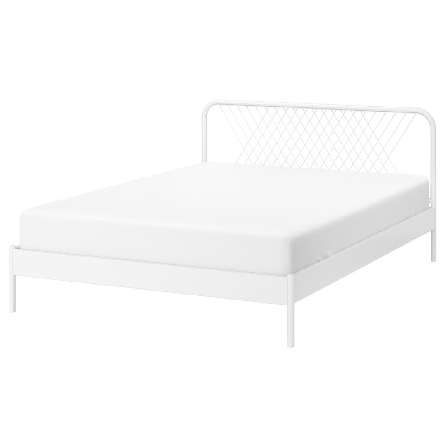 🫂 IKEA NESTTUN White Metal Bed Frame