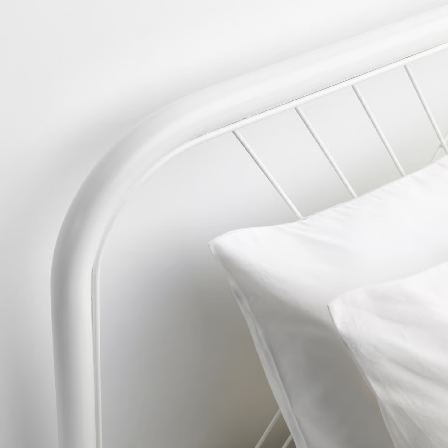 🫂 IKEA NESTTUN White Metal Bed Frame - photo 5