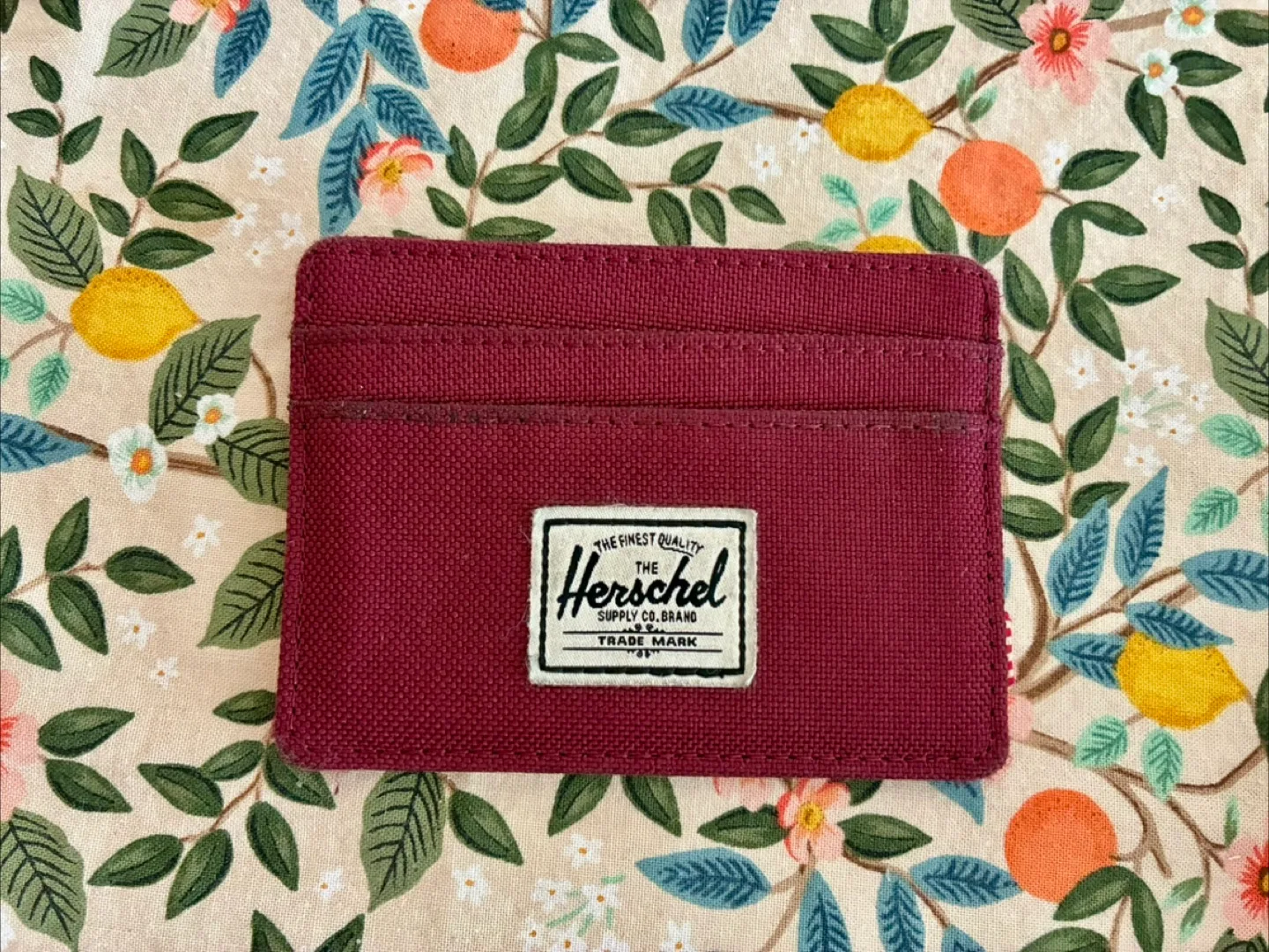 Herschel Charlie Cardholder Wallet - Burgundy thumbnail