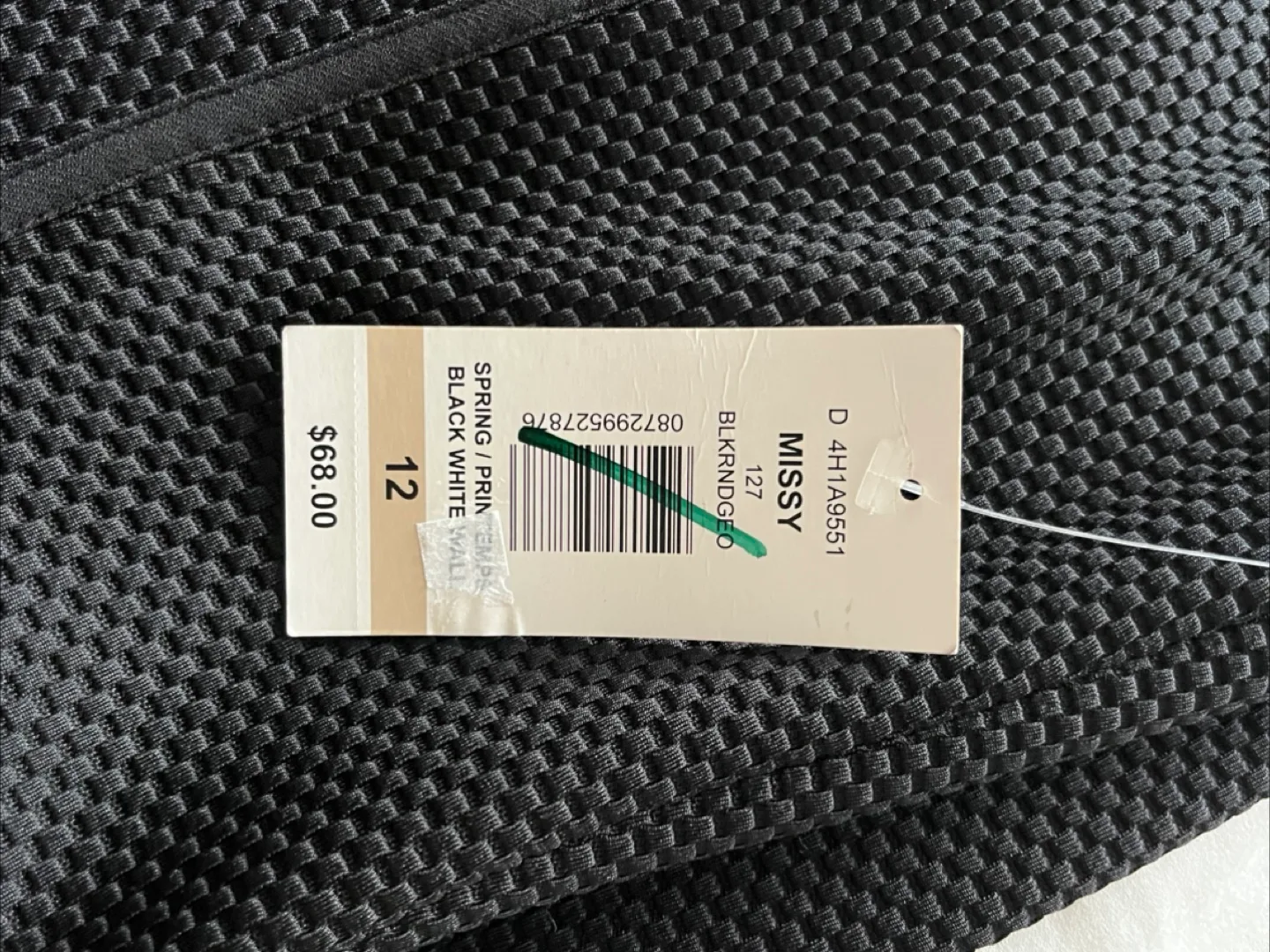 TanJay Black and White Printed Dress - Size 12 image indicator(3)