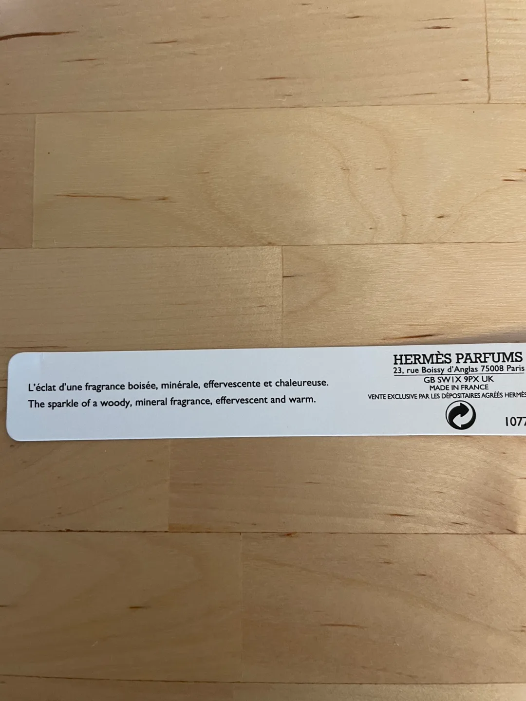 Hermes Eau Des Merveilles Bleue - EDT 10ml image indicator(2)