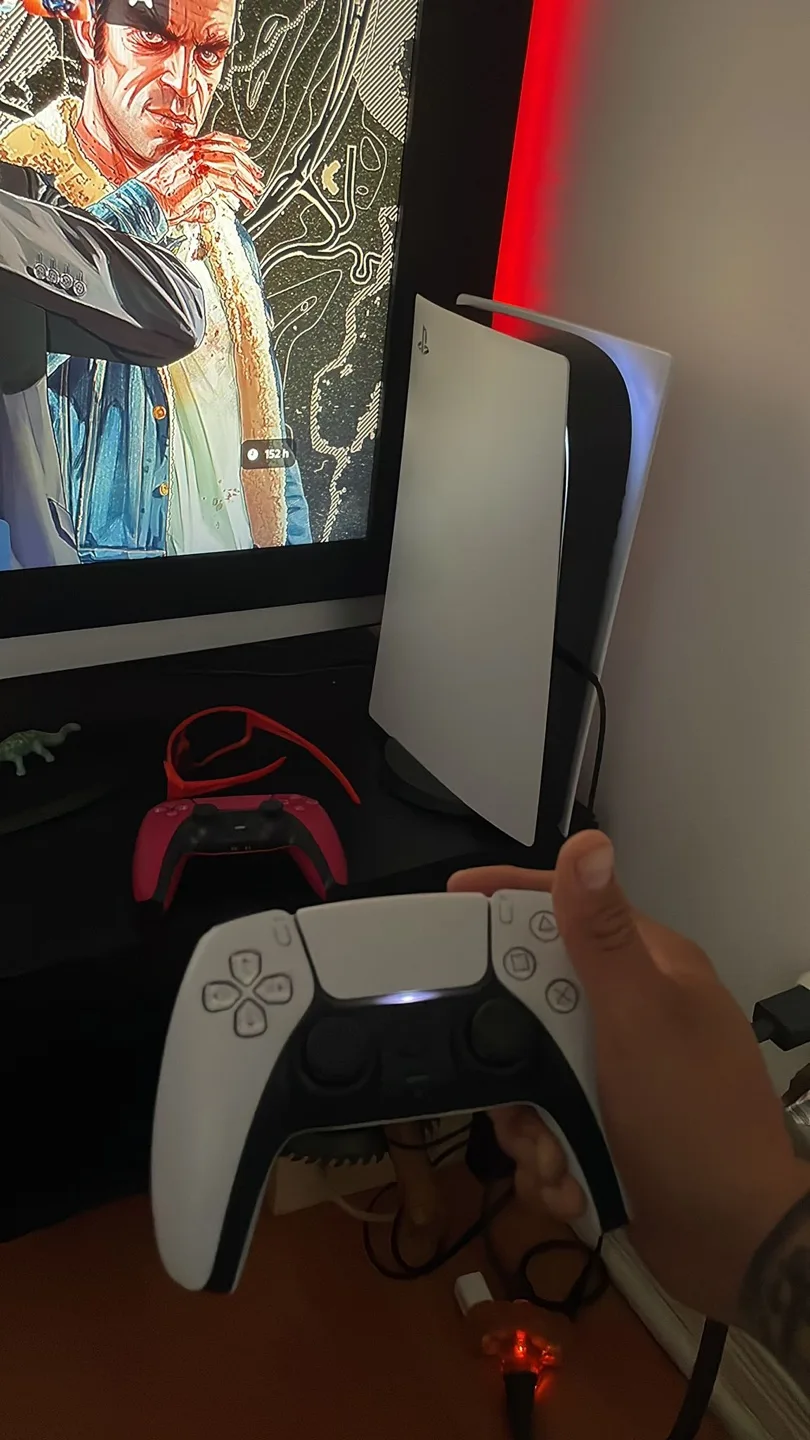 PlayStation 5 Console and 2 controllers thumbnail