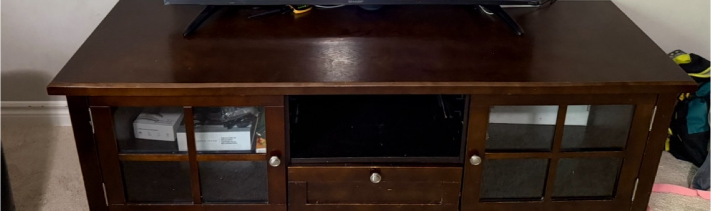 Dark Wood Entertainment Unit