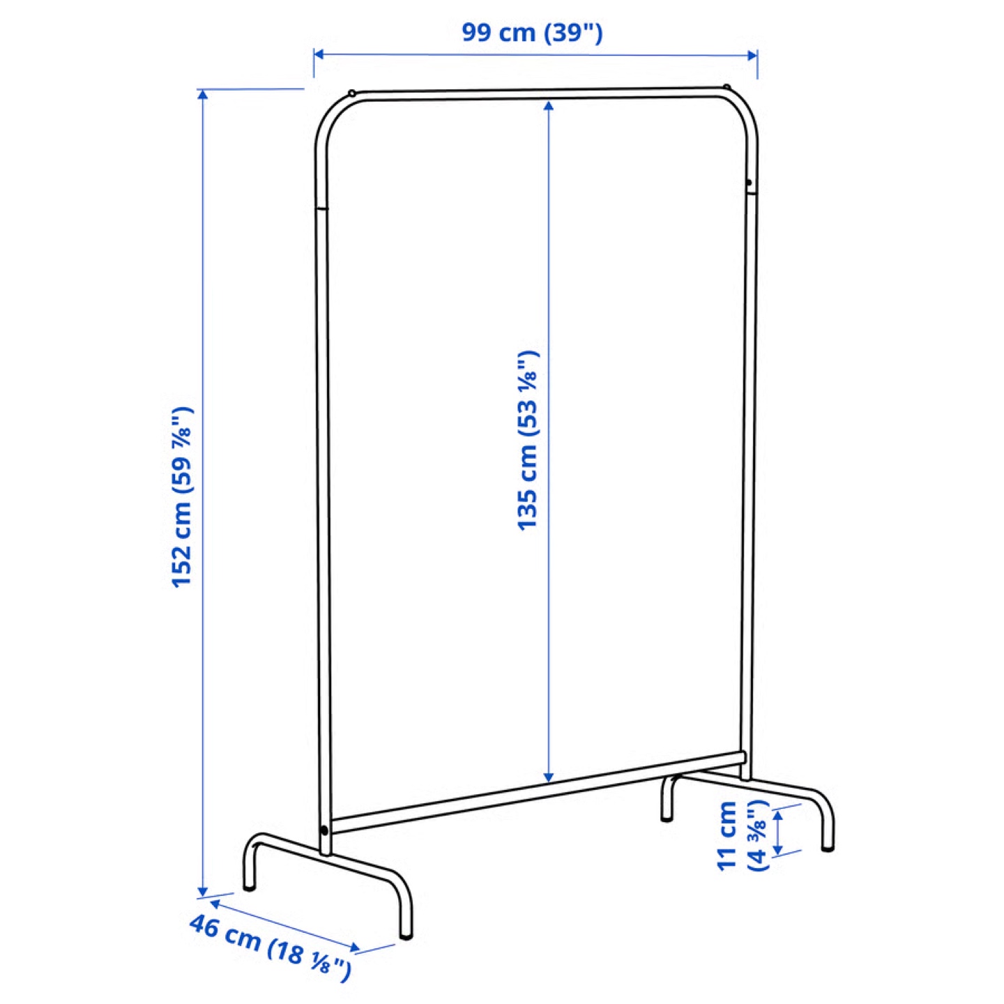 🫂 IKEA Mulig Clothes Rack - photo 5