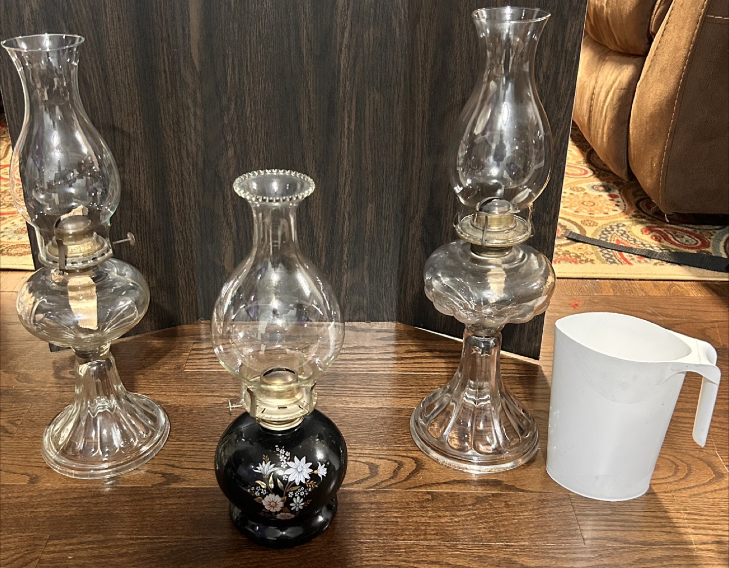 Vintage Glass Oil Lamps - photo 2