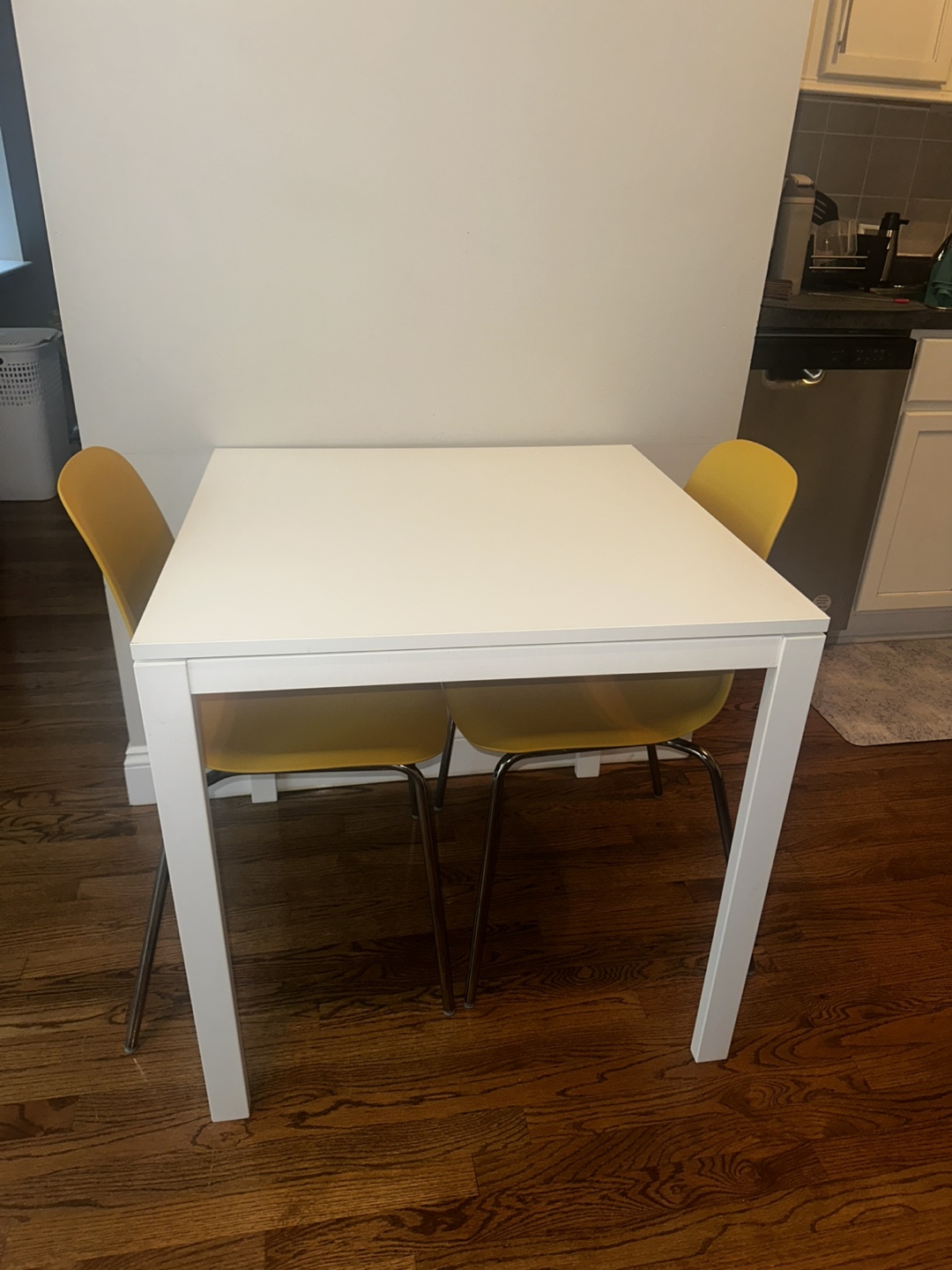 IKEA Yellow chair and table set - photo 2