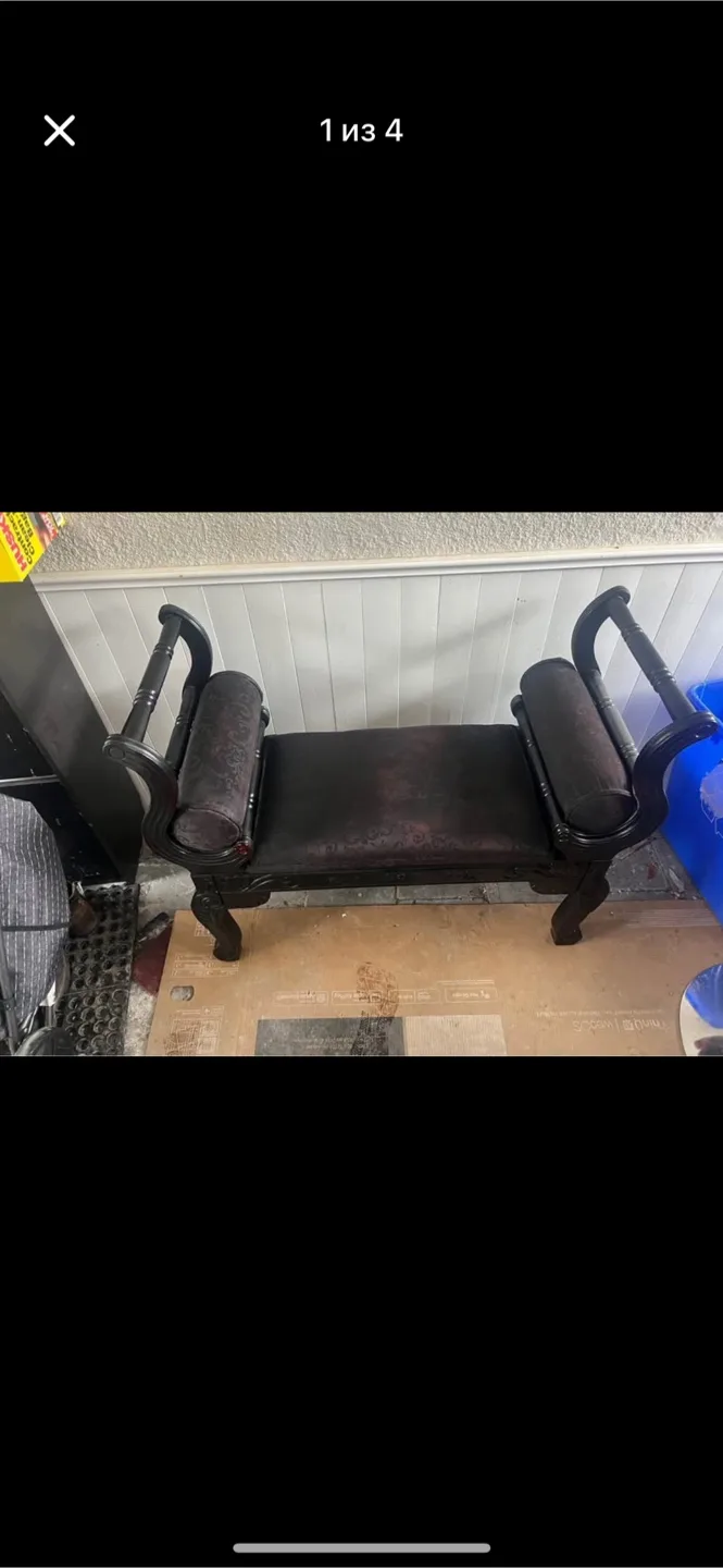 Ornate Loveseat Bench thumbnail