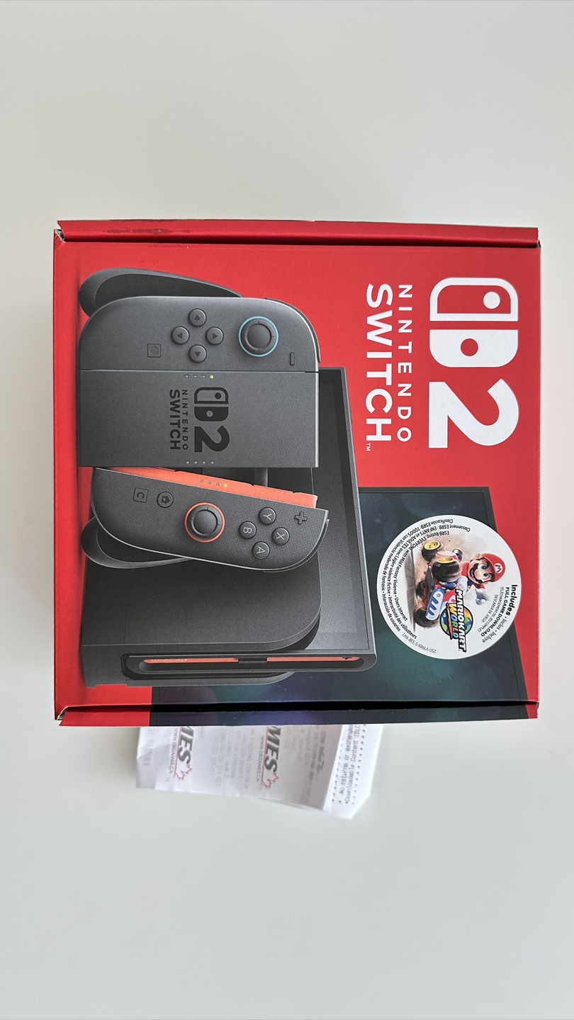 LAST CHANCE-New Nintendo Switch 2 Mario Kart Bundle – Sealed - photo 3