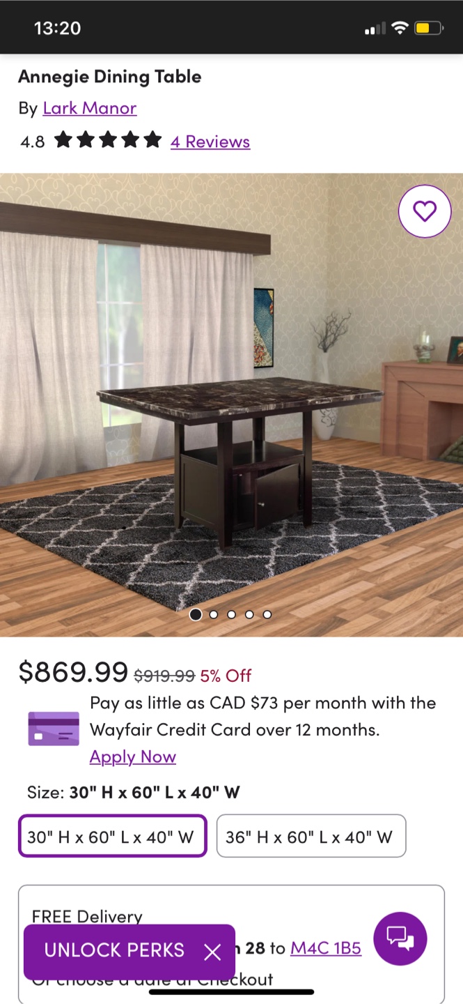Beautiful Lark Manor Annegie Dining Table (CAN DELIVER) - photo 2