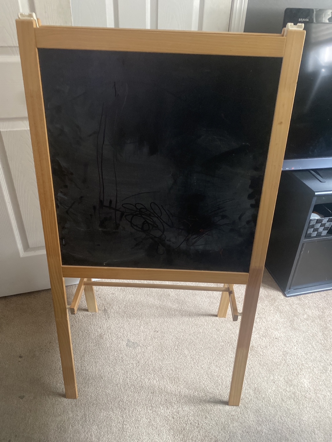 Wooden Easel with Whiteboard & Chalkboard - photo 2