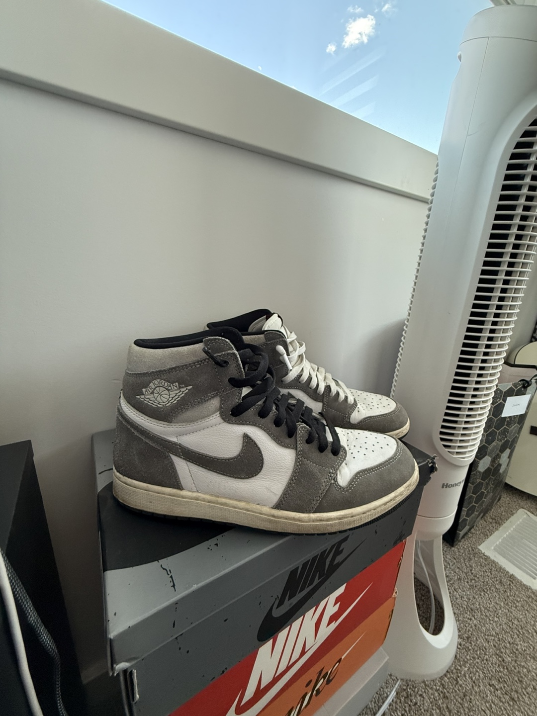 Nike Air Jordan 1 Retro High OG Washed Black - Size 10 - photo 2