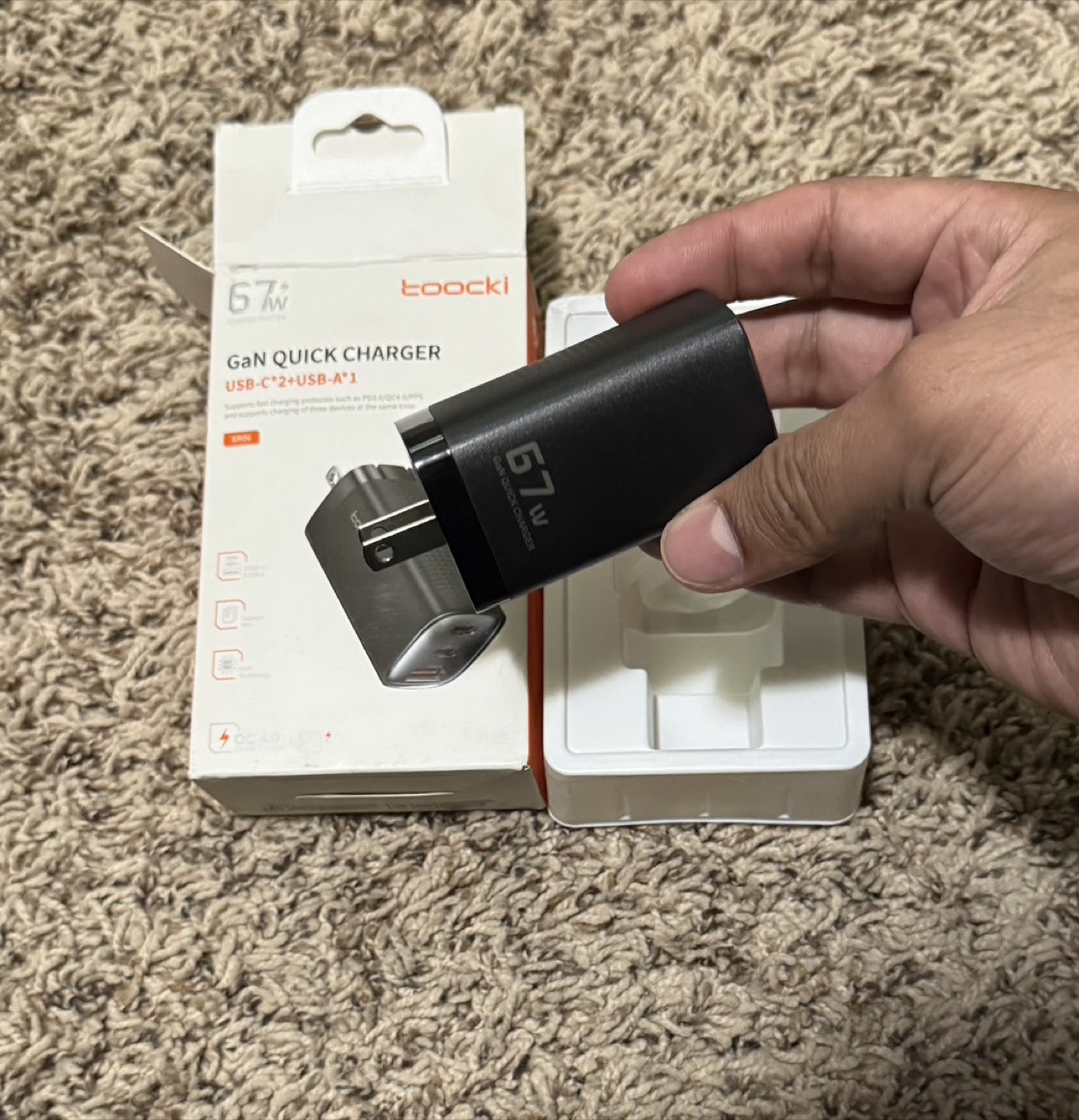 67W GaN Quick Charger fast charger adapter *NEW*