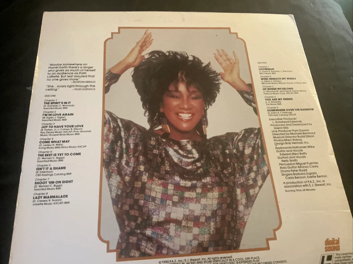 Patti LaBelle LaserDisc image indicator(2)