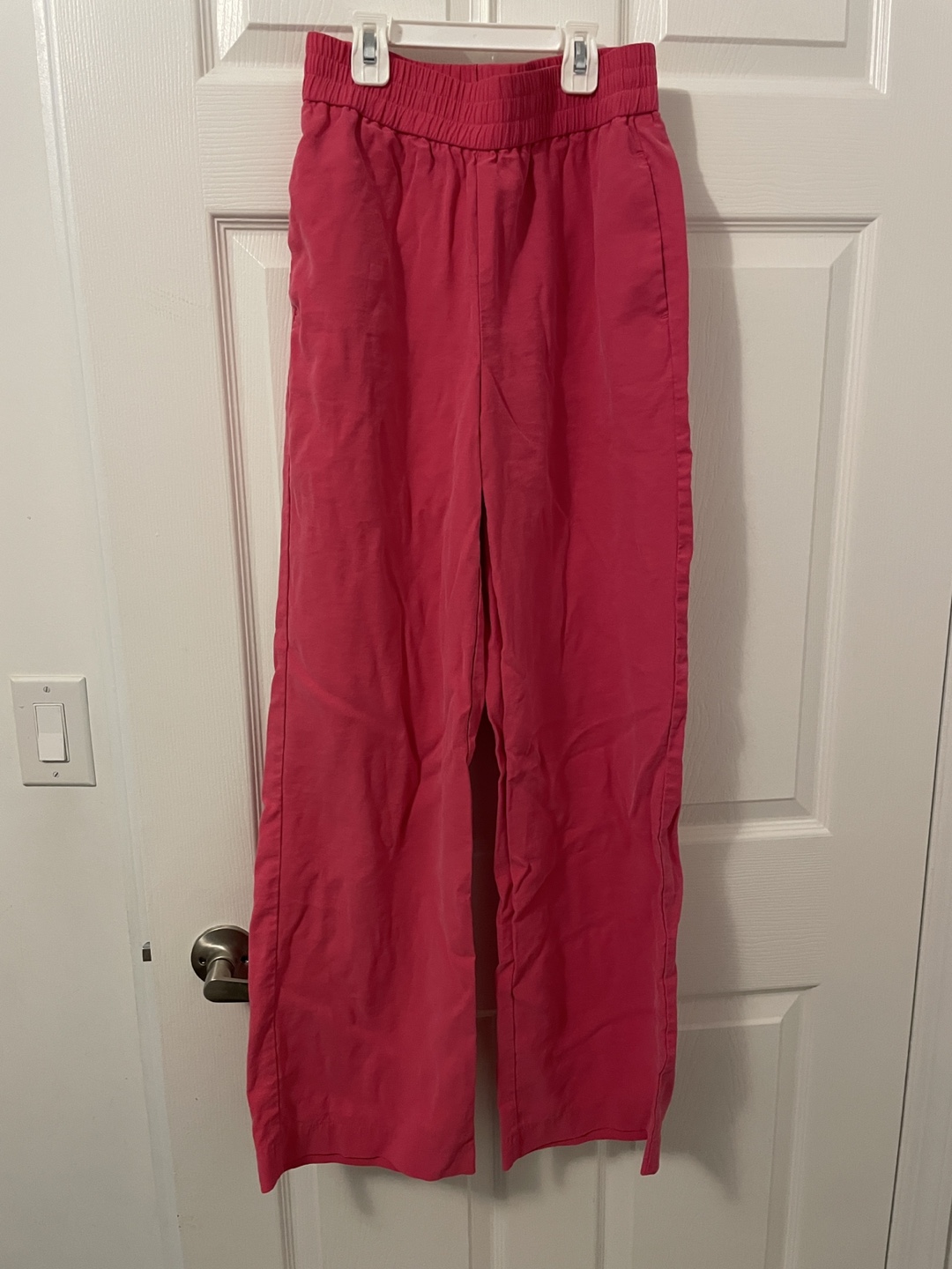 Vero Moda Pink Palazzo Pants - Size XS