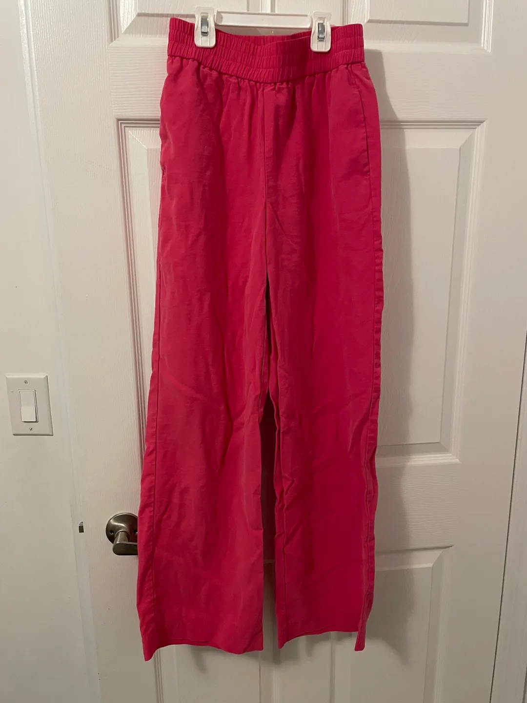Vero Moda Pink Palazzo Pants - Size XS thumbnail