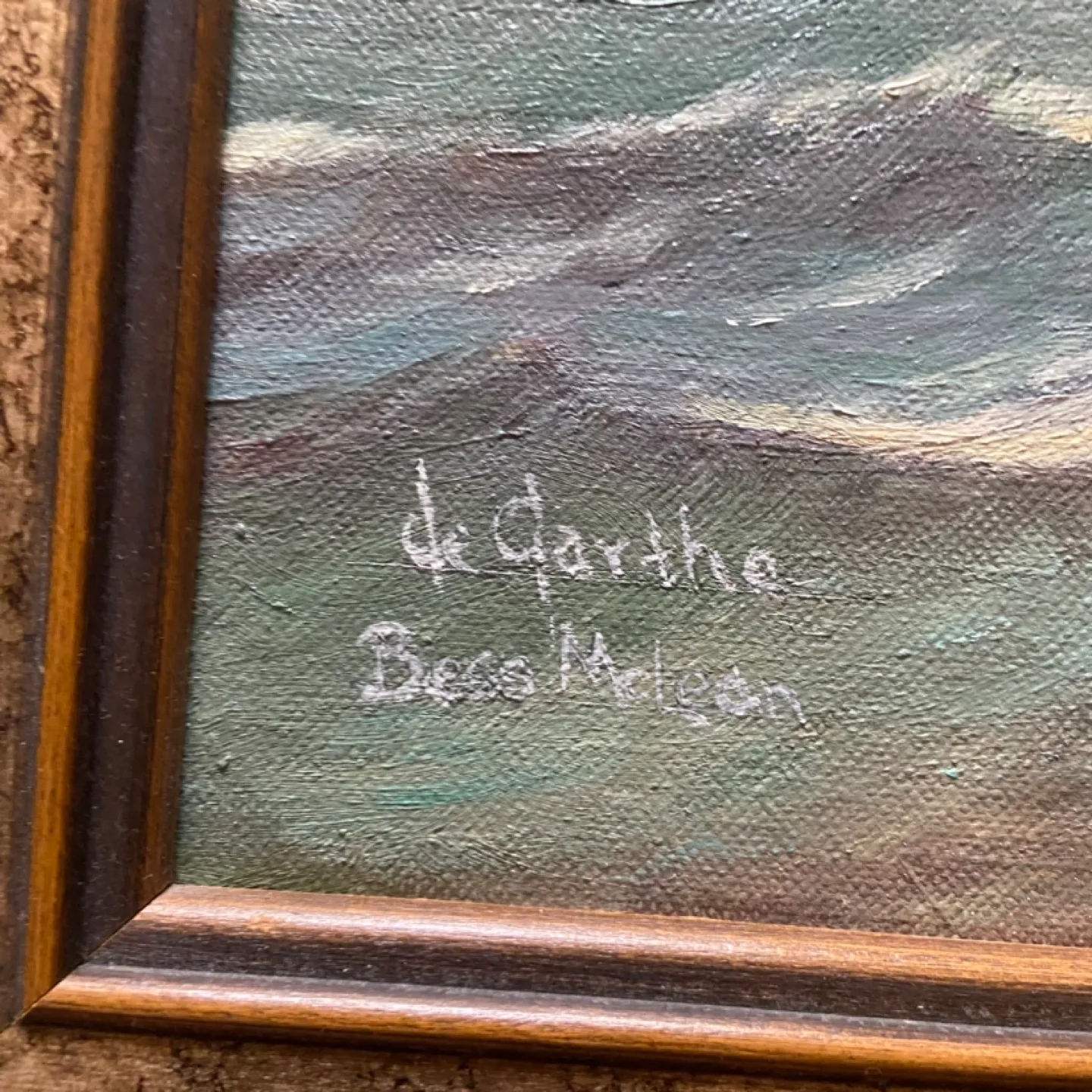 “Atlantic Fishermen” 70s Landscape Painting image indicator(3)