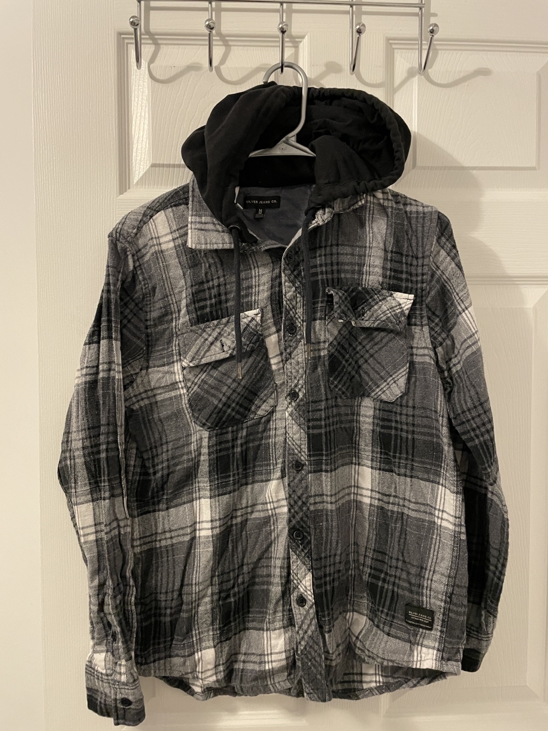 Silver Jeans Co. Plaid Hoodie