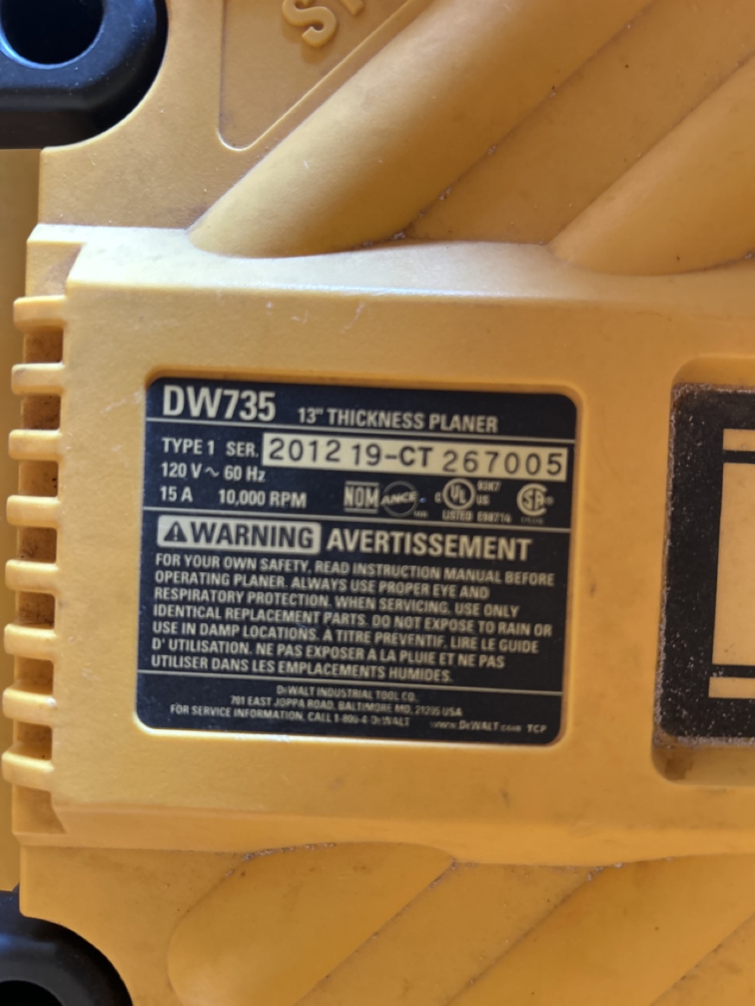DEWALT Thickness Planer - photo 3