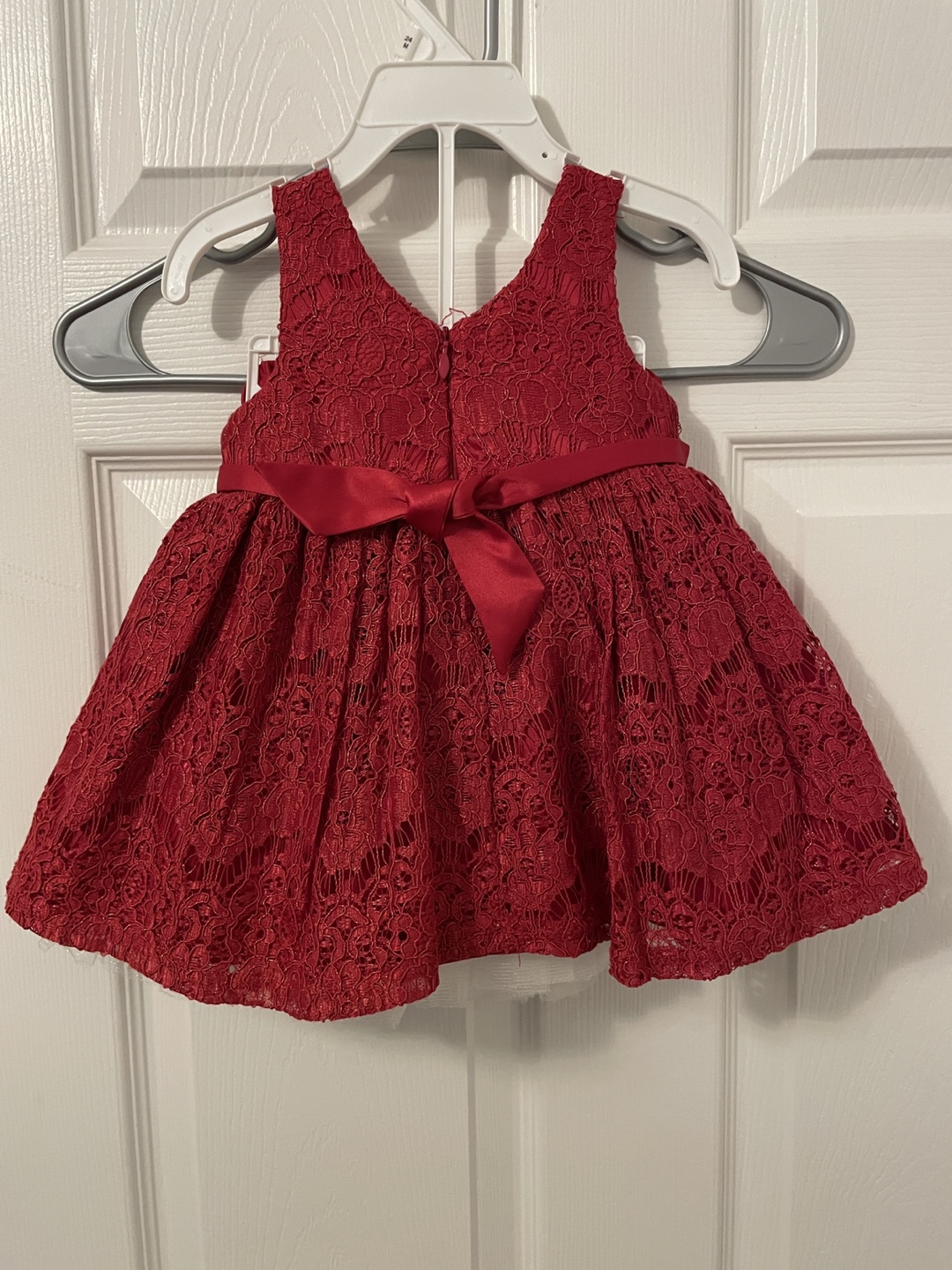 American Princess Red Lace Baby Dress - photo 3