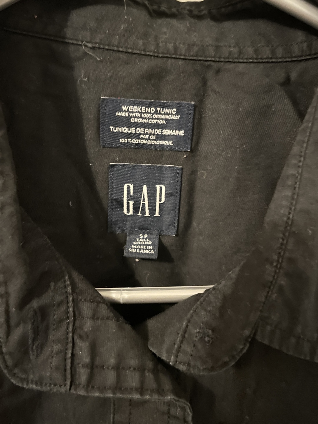 GAP Black Tunic Shirt, SP - photo 2