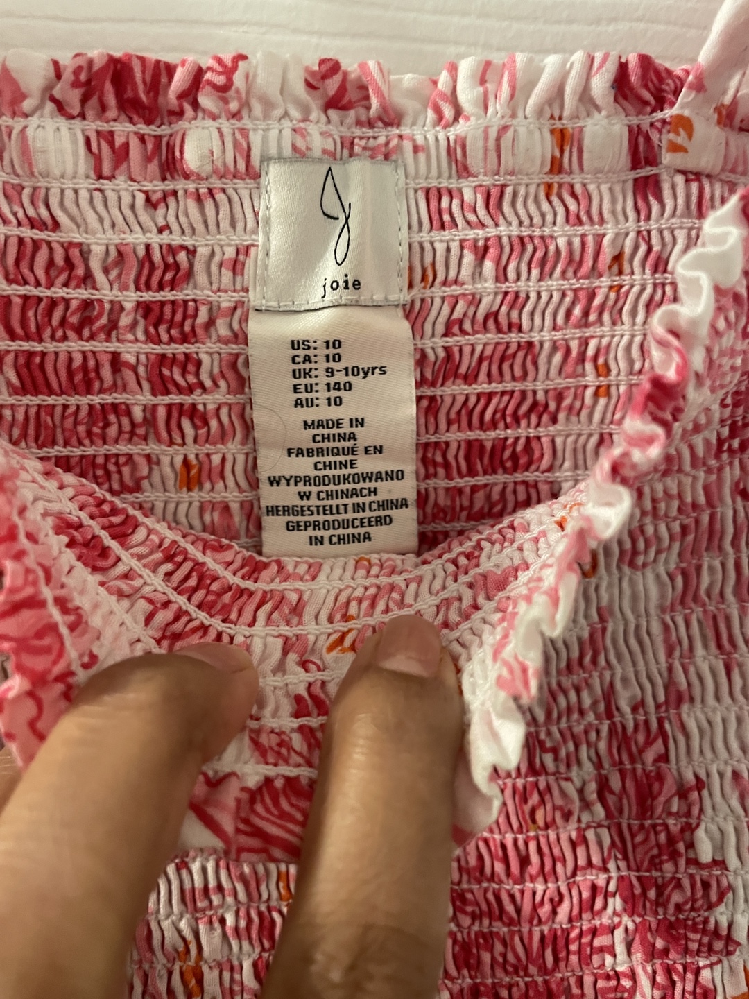 Joie Floral Dress - Size 10 - photo 2