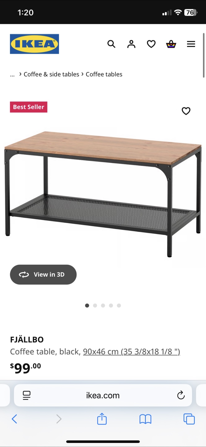 Coffee Table with Storage - photo 5