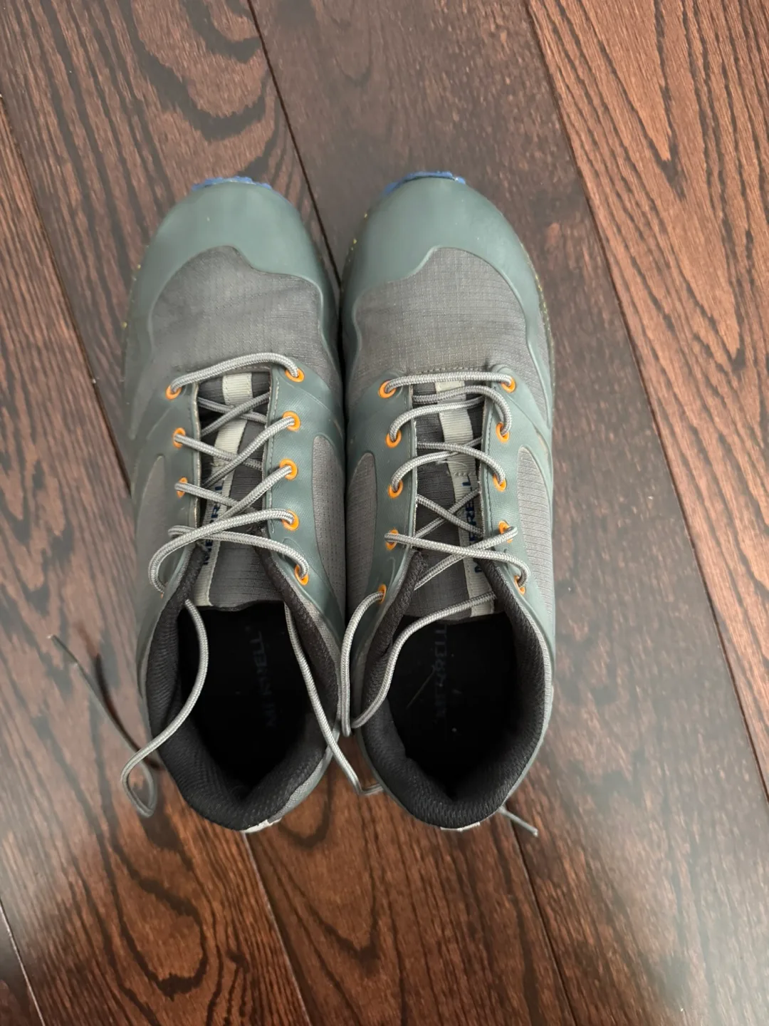 MERRELLE SHOES GRAY SIZE 7 UK 38 EXCELLENT CONDITION image indicator(2)