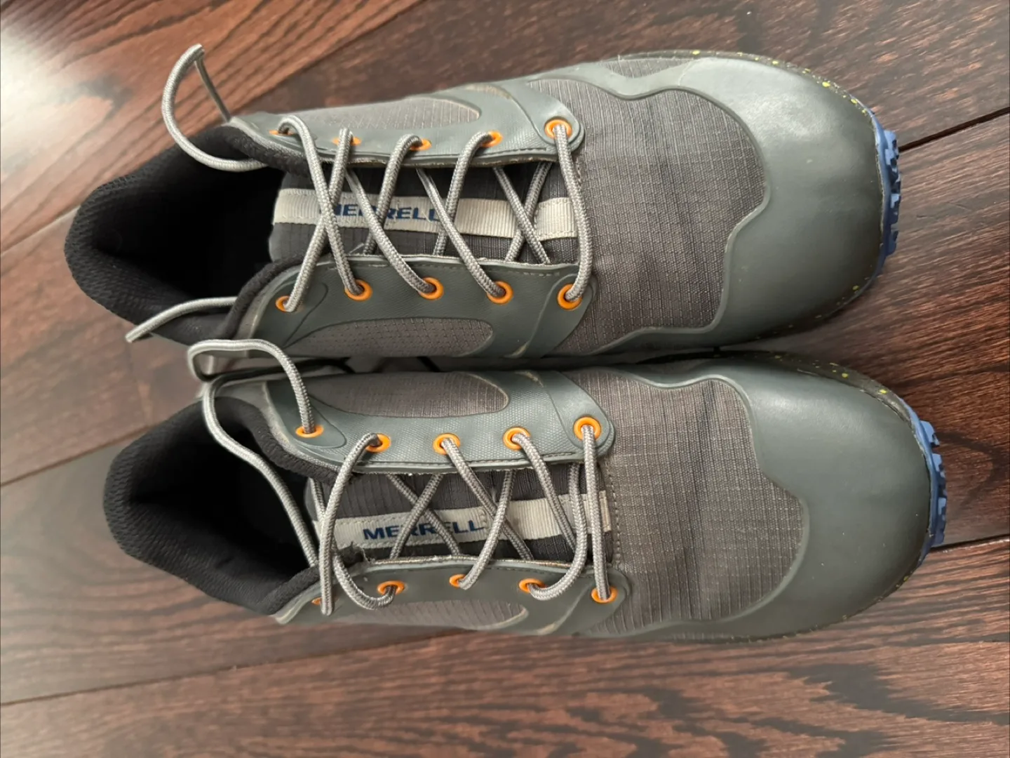 MERRELLE SHOES GRAY SIZE 7 UK 38 EXCELLENT CONDITION image indicator(3)