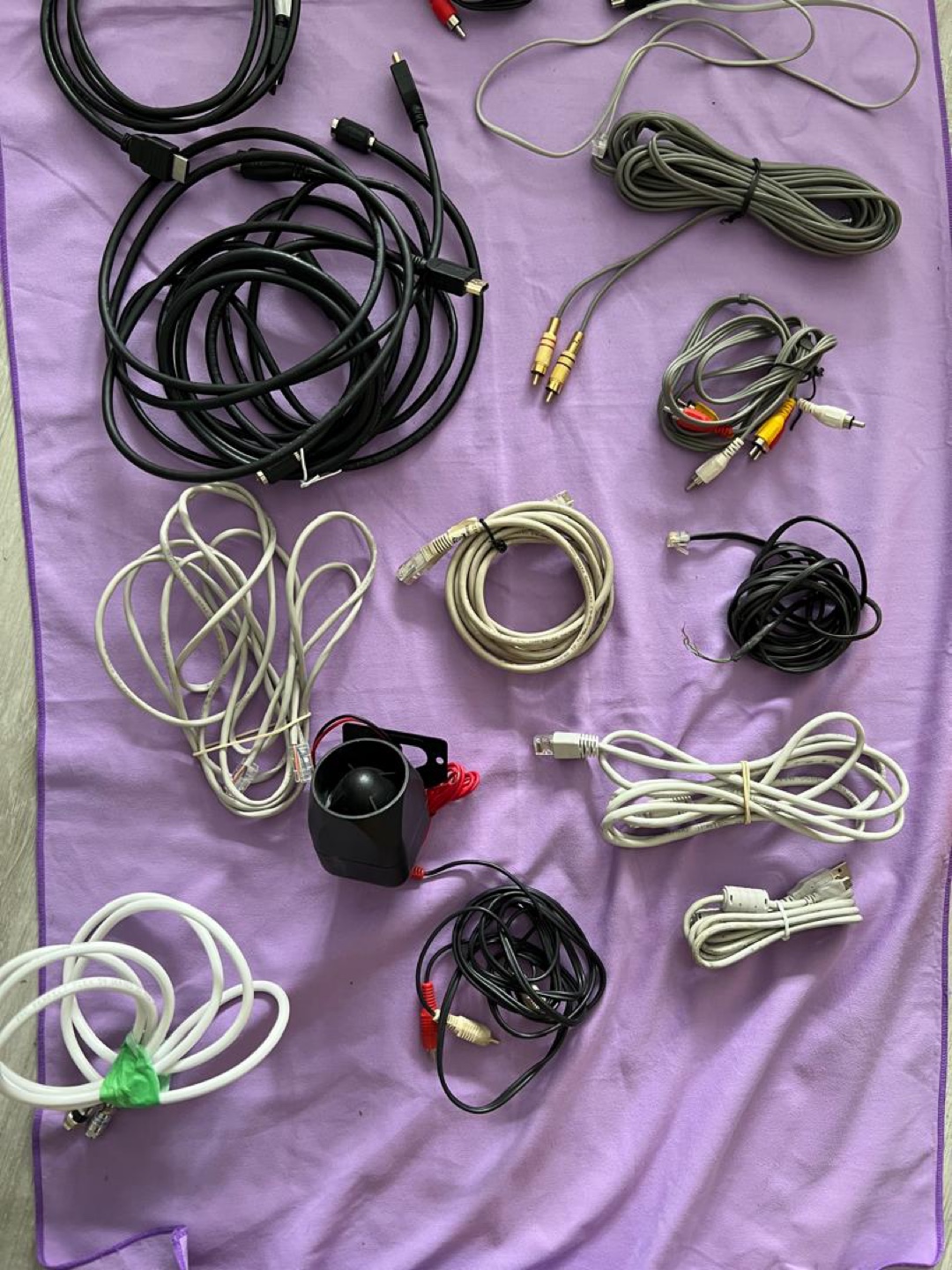 Assorted Cables and Accessories