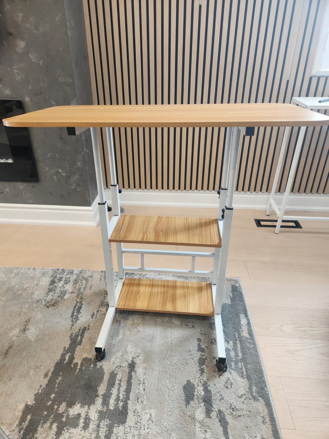 Adjustable Rolling Laptop Table - photo 2