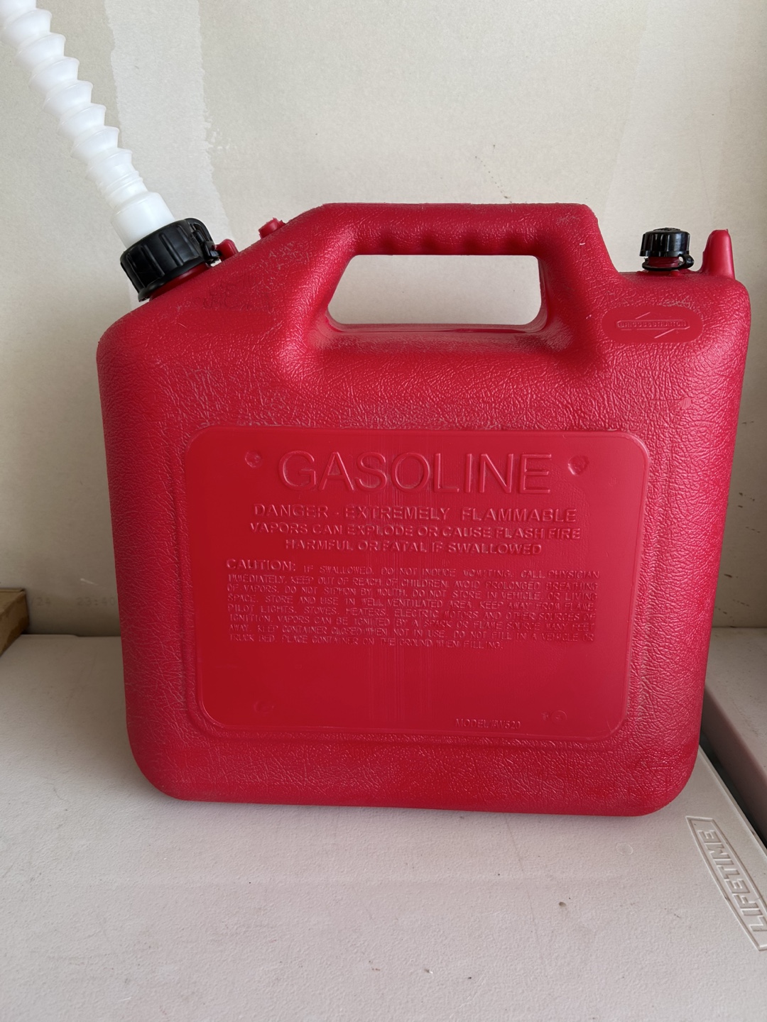 Red Gas Canister
