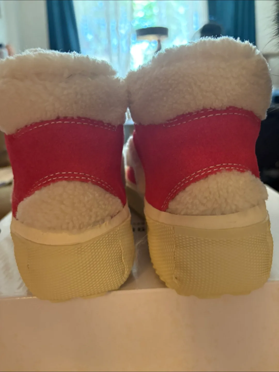 Brandblack  Vibram red Suede Sz 9 Womens image indicator(5)