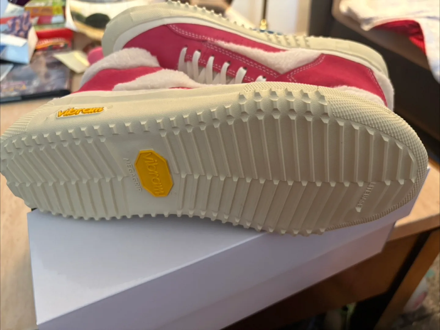 Brandblack  Vibram red Suede Sz 9 Womens image indicator(7)