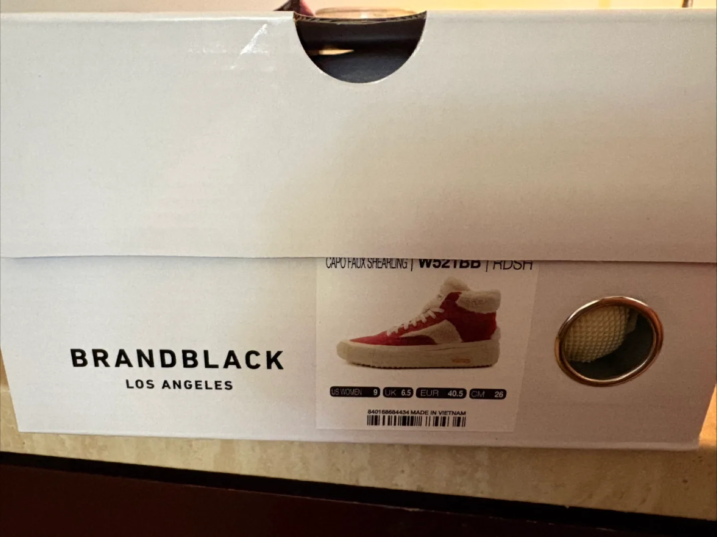 Brandblack  Vibram red Suede Sz 9 Womens image indicator(9)