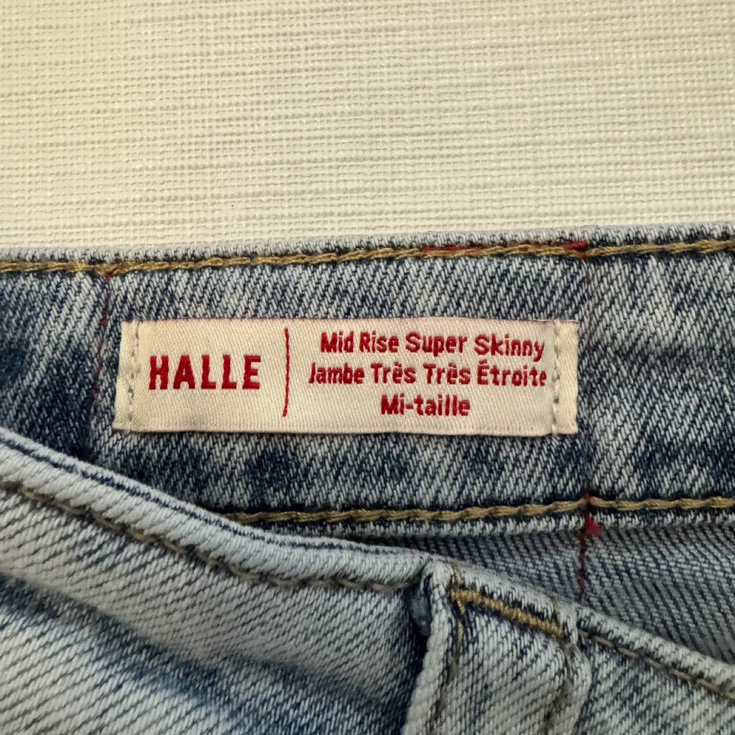 True Religion Mid Rise Super Skinny Jeans image indicator(3)