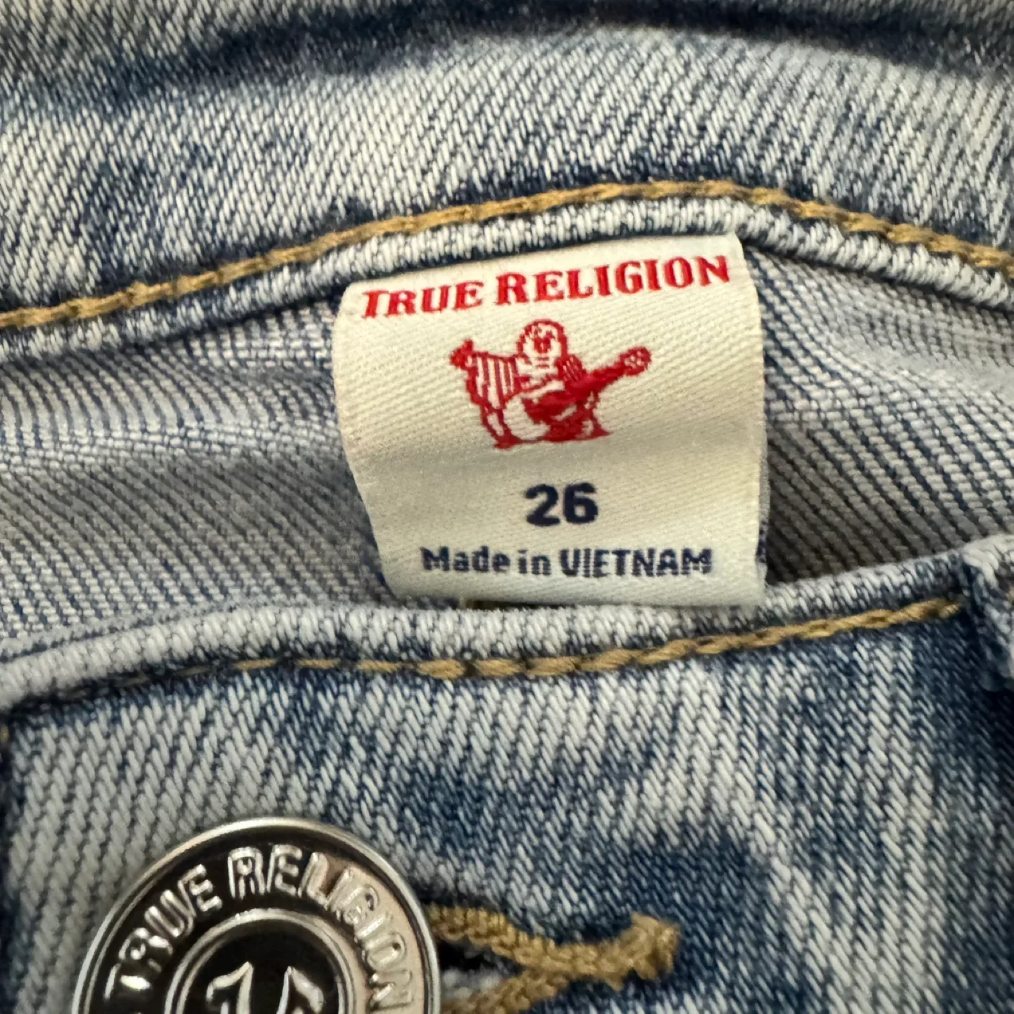 True Religion Mid Rise Super Skinny Jeans image indicator(2)