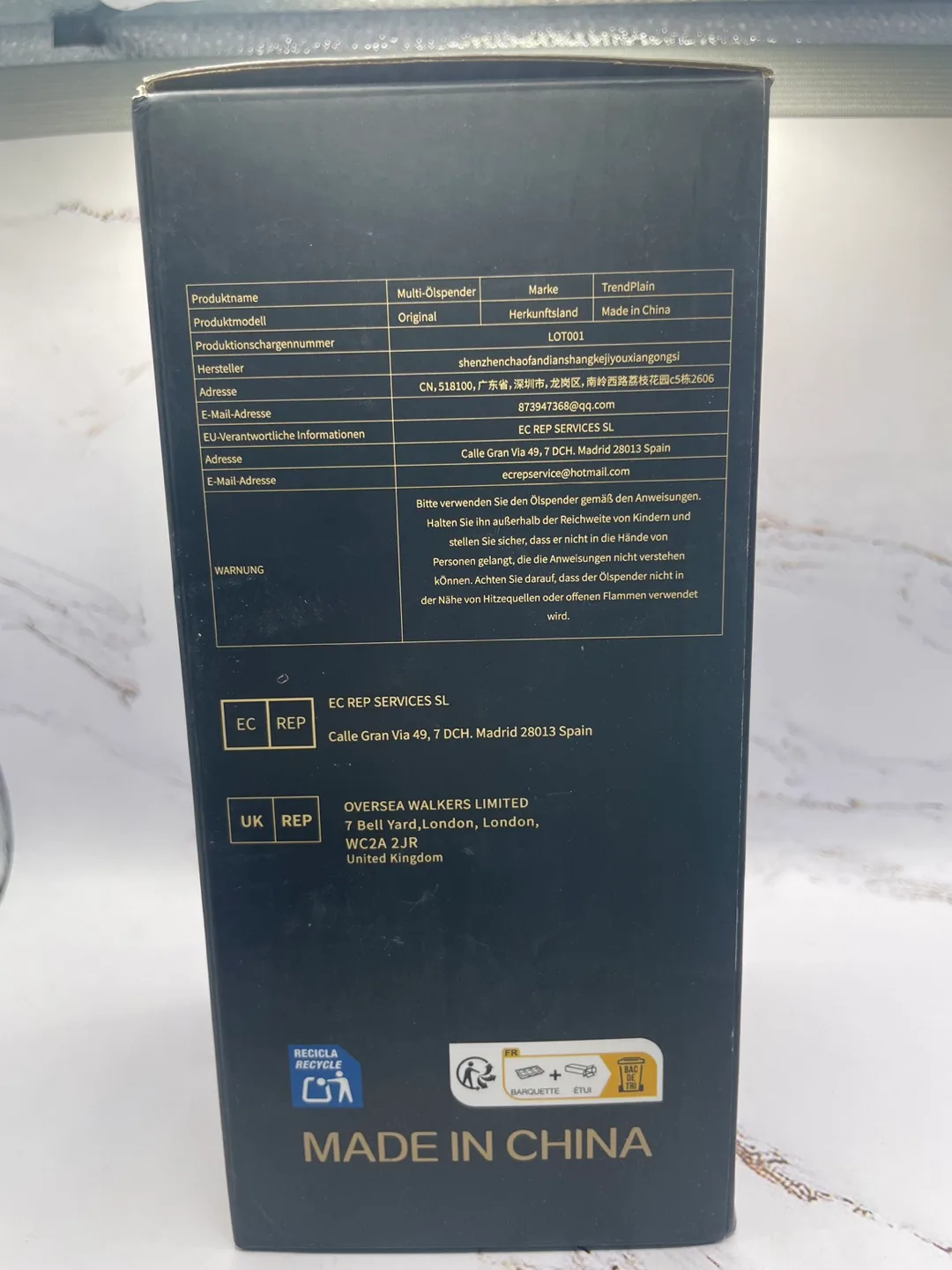 TrendPlain Olive Oil Sprayer image indicator(5)