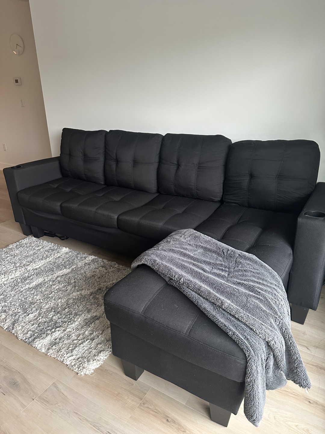 Black Sectional Sofa