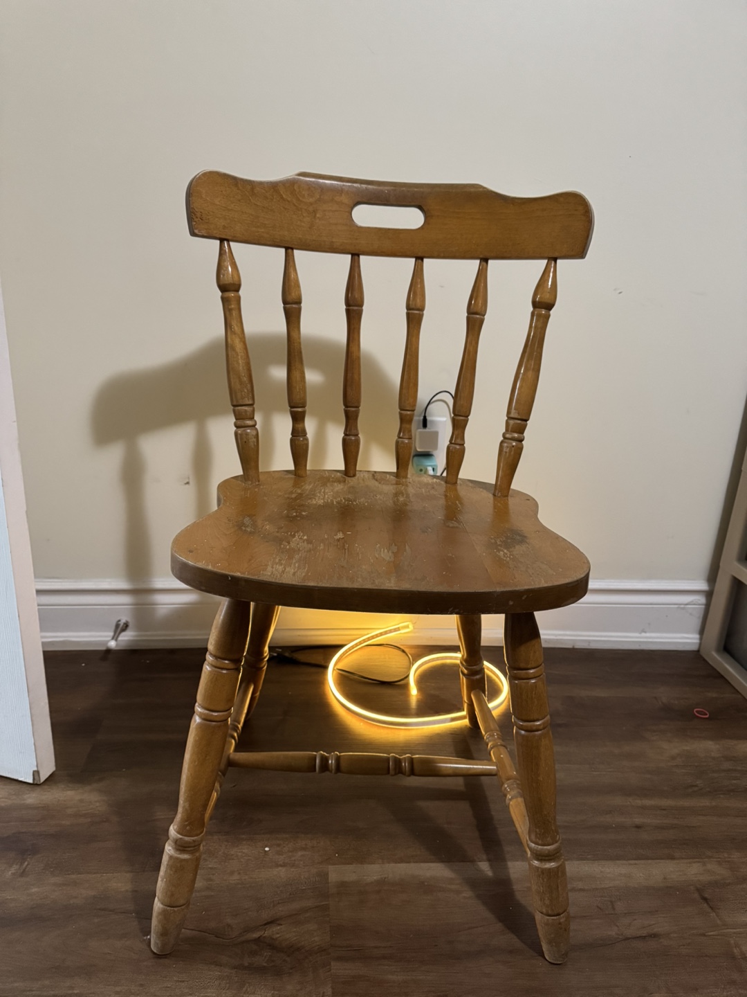 Wood desk and chair - photo 5