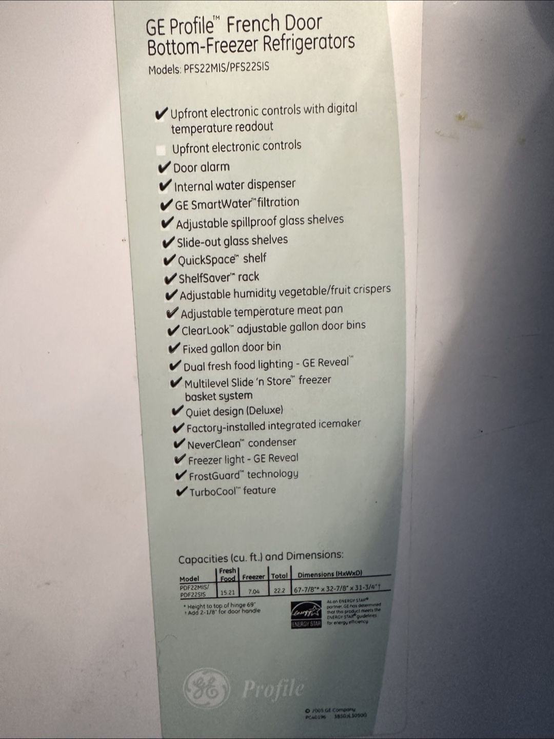 GE Profile French Door Bottom-Freezer Refrigerator - photo 4